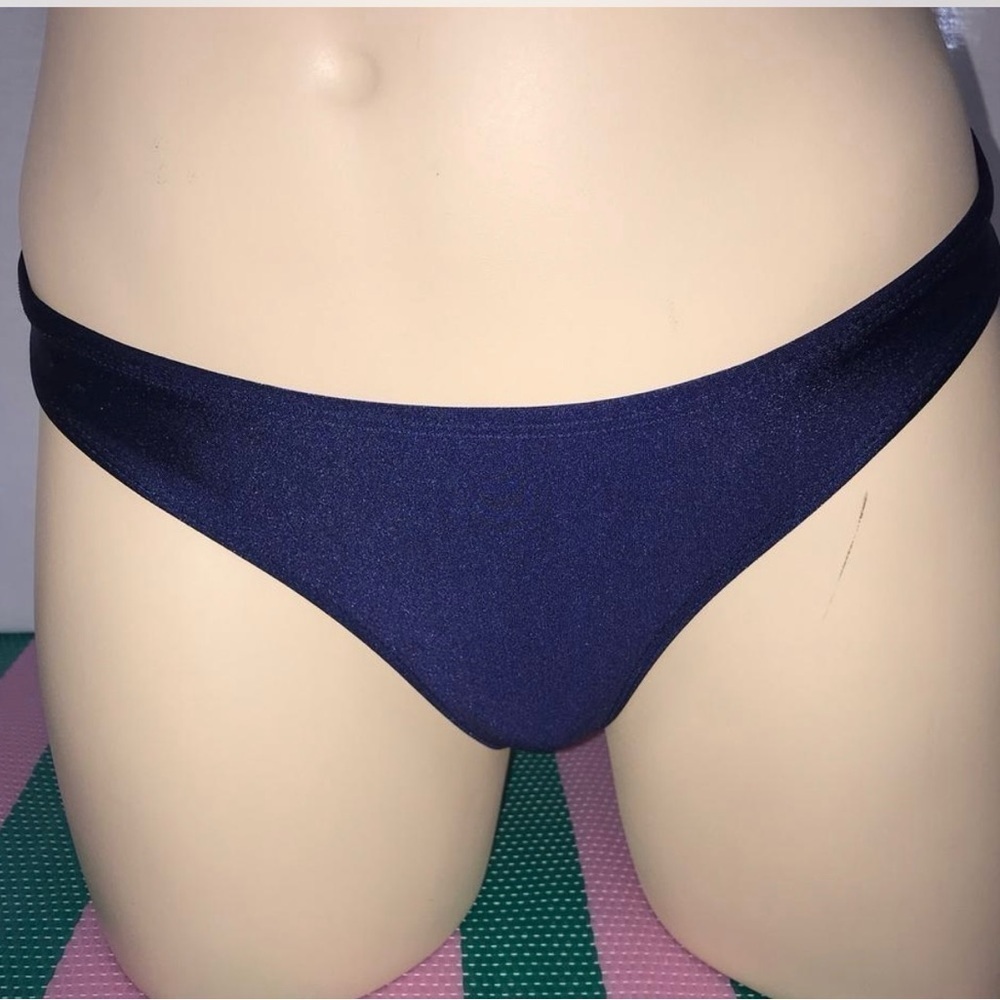 American Apparel Size XS Deep Blue Bikini Bottom